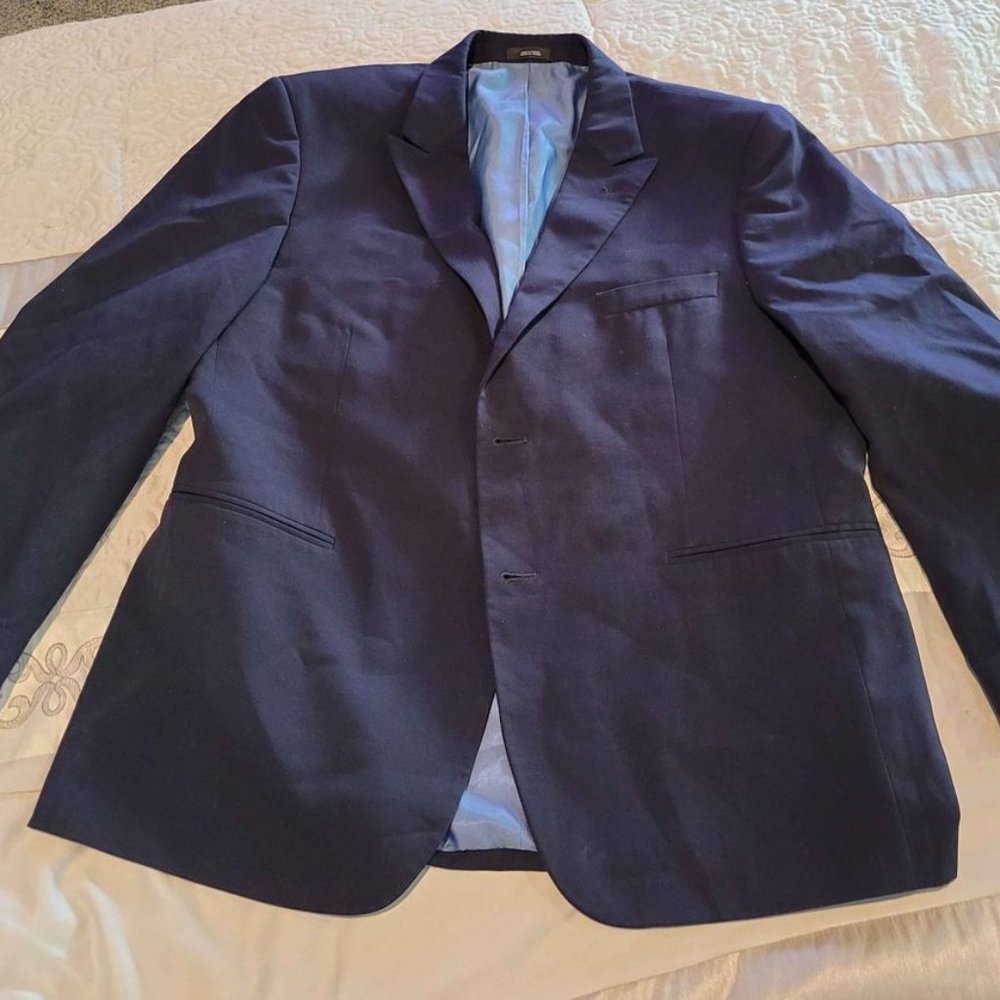 J. Ferrar Sport Coat - Dark Blue - Size 44S